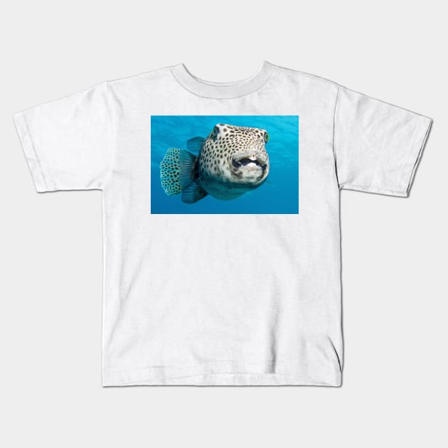 Balloon Fish Kids T-Shirt by kawaii_shop